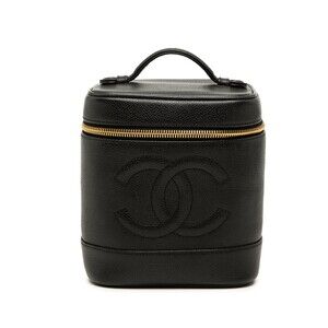 Chanel Cc Caviar Vanity Bag Pre-Loved #321729C11B